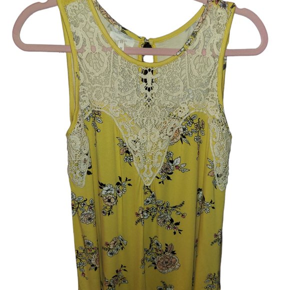 Maurices Sleeveless Yellow Top Women's Size M - Picture 1 of 5